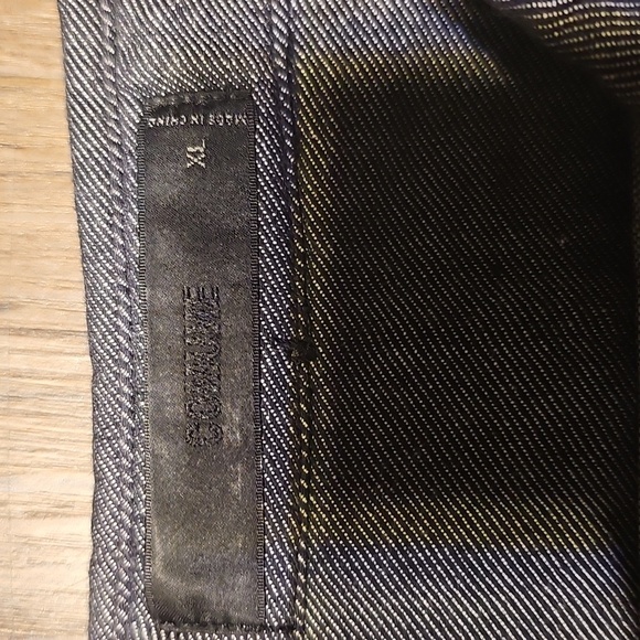 Men's Comune Grey Gunmetal Long Sleeve Button Down Flannel Shirt XL - Picture 2 of 5